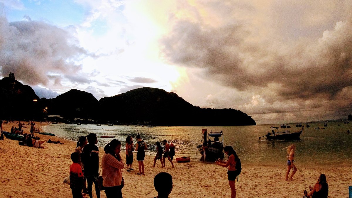 Golden Hour Beach Gathering, Malaysia