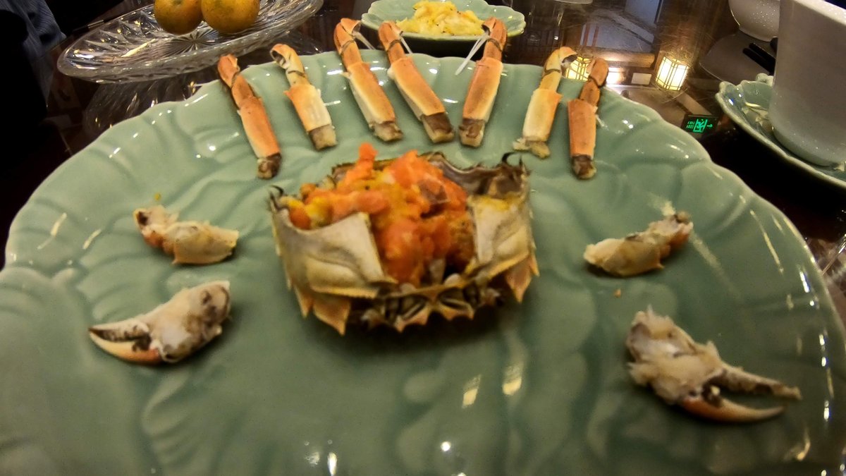 Whole Crab Feast in China