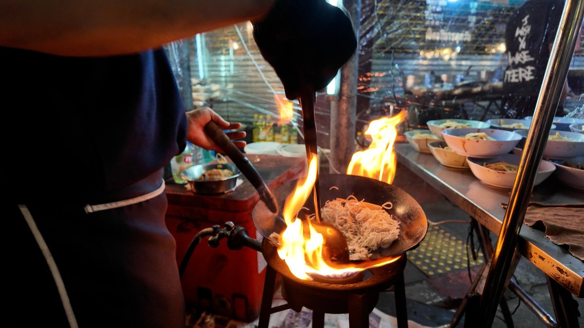 Street Food Drama in Yaowarat, Bangkok