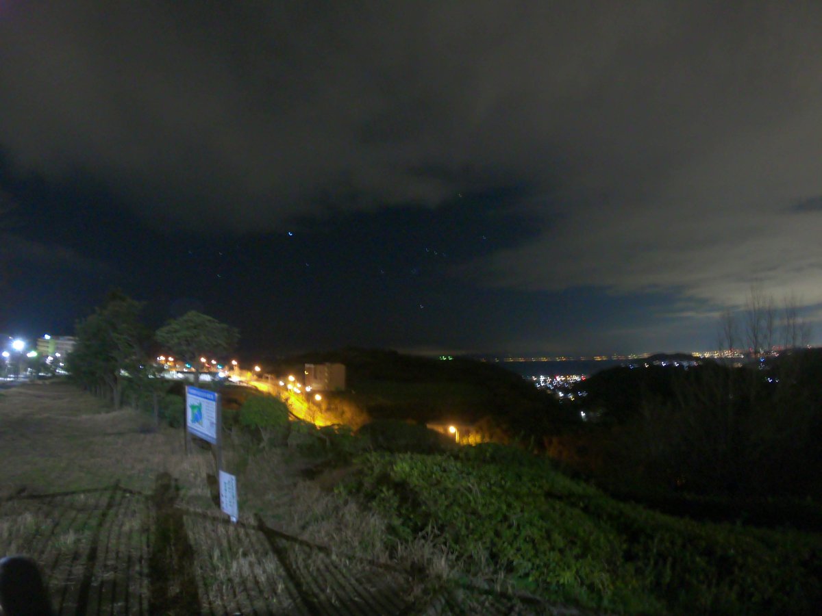 Night View from Shimoyamaguchi, Hayama, Kanagawa