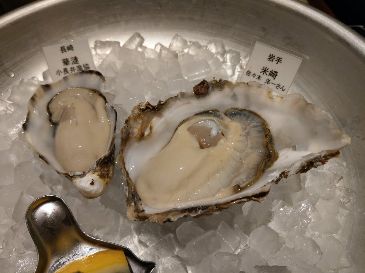 Fresh Oysters in Ginza 8, Tokyo
