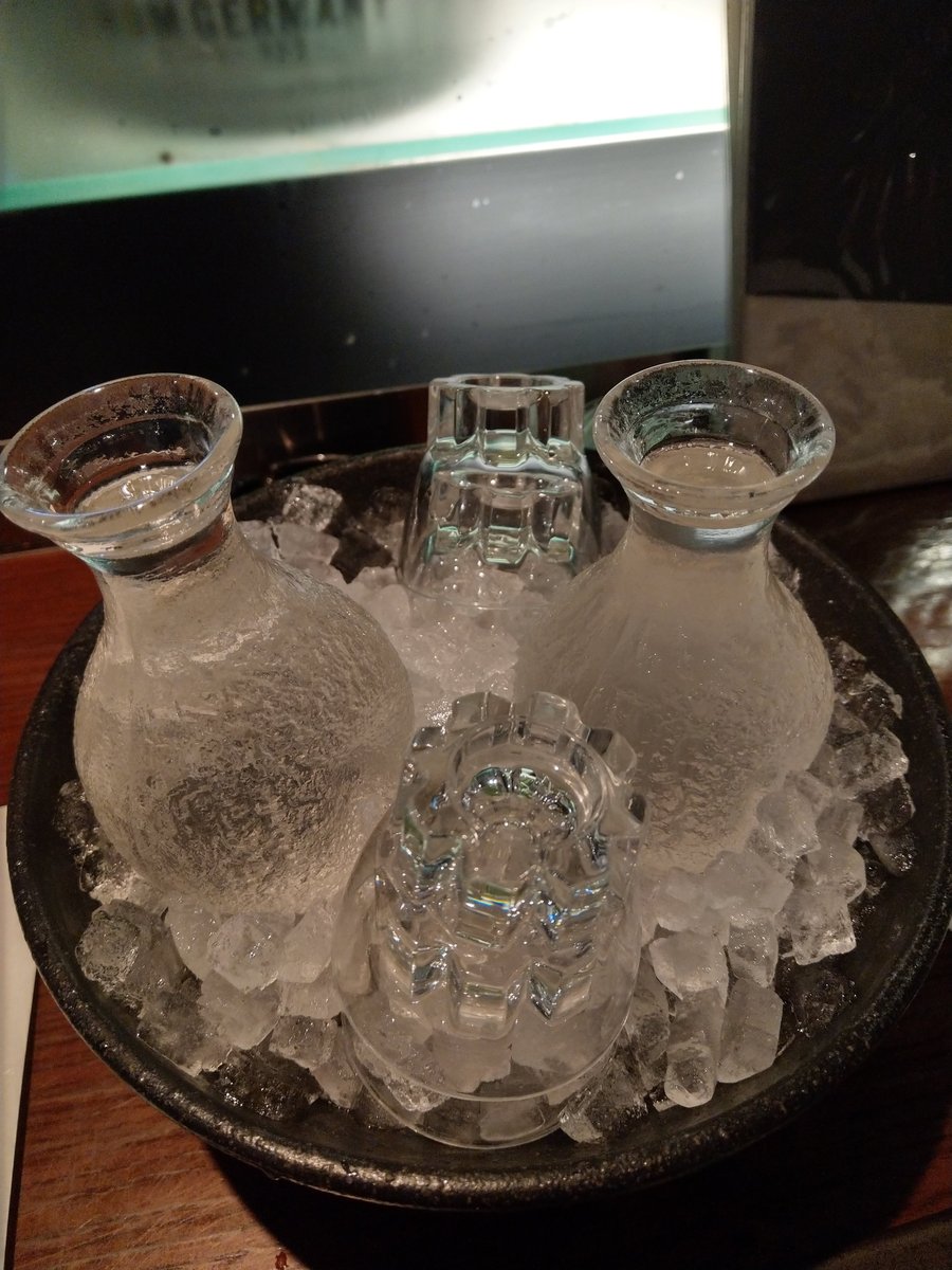 Chilled Sake Service, Meguro Tokyo