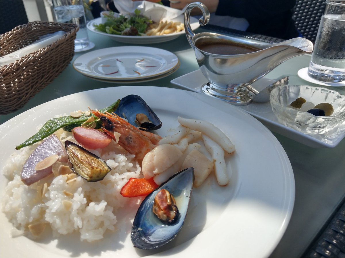Fresh Seafood Risotto in Shimoyamaguchi, Yokosuka