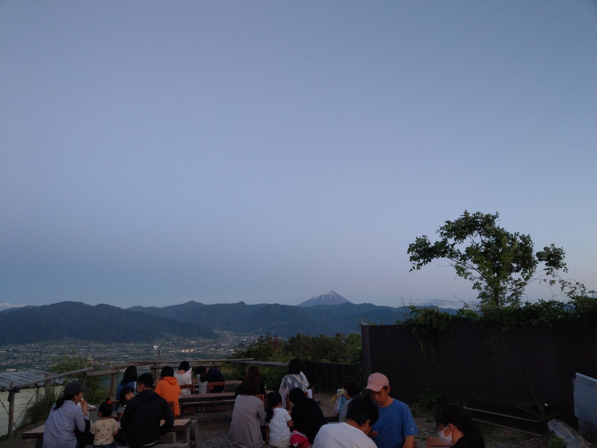 Mt. Fuji at Sunrise from Yamanashi City