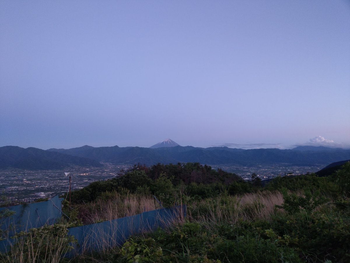 Mt. Fuji at Sunrise from Yamanashi City photo 2