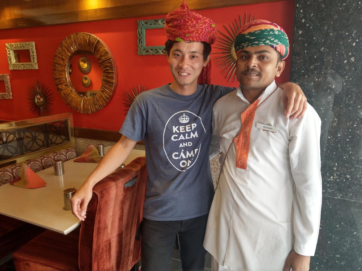 Traditional Turban Moment in Delhi