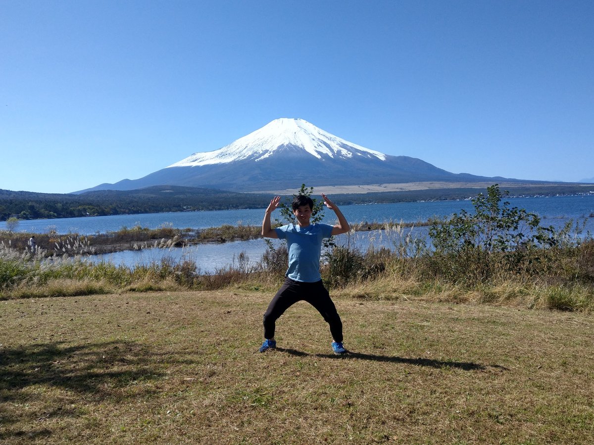 Cycling by a Snow-Capped Peak, Yamanashi photo 3