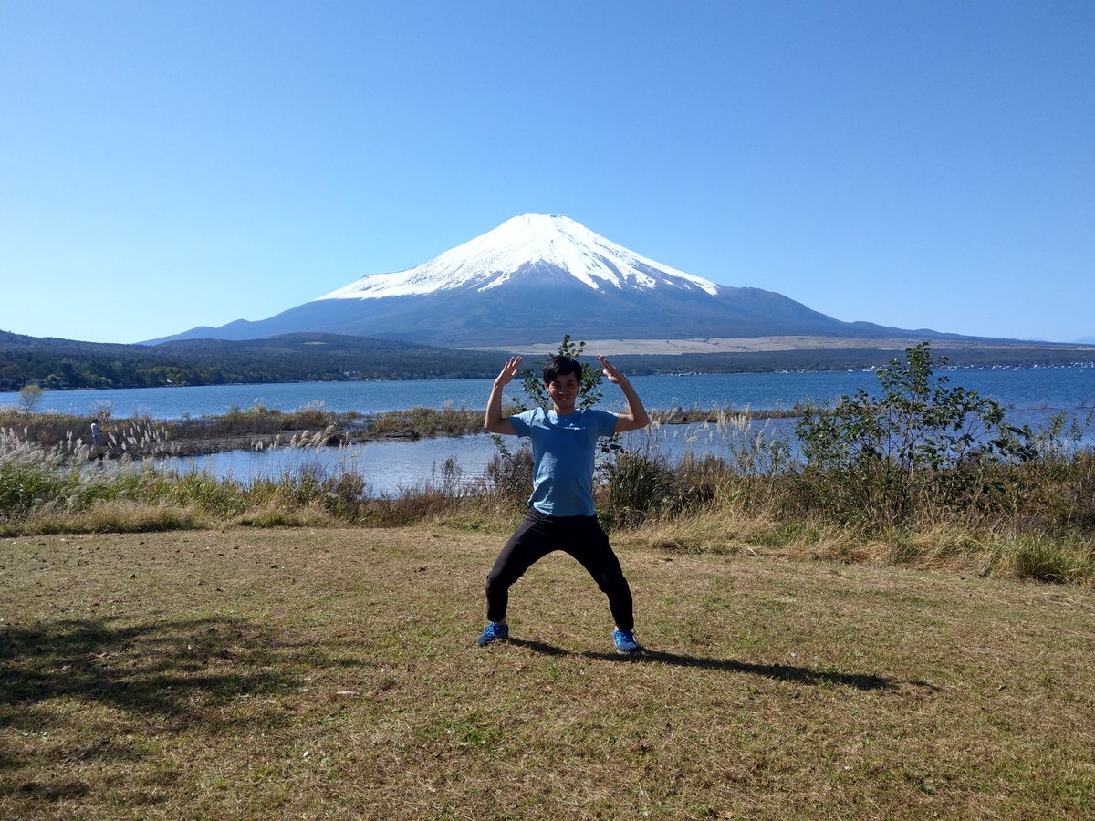 Cycling by a Snow-Capped Peak, Yamanashi photo 4