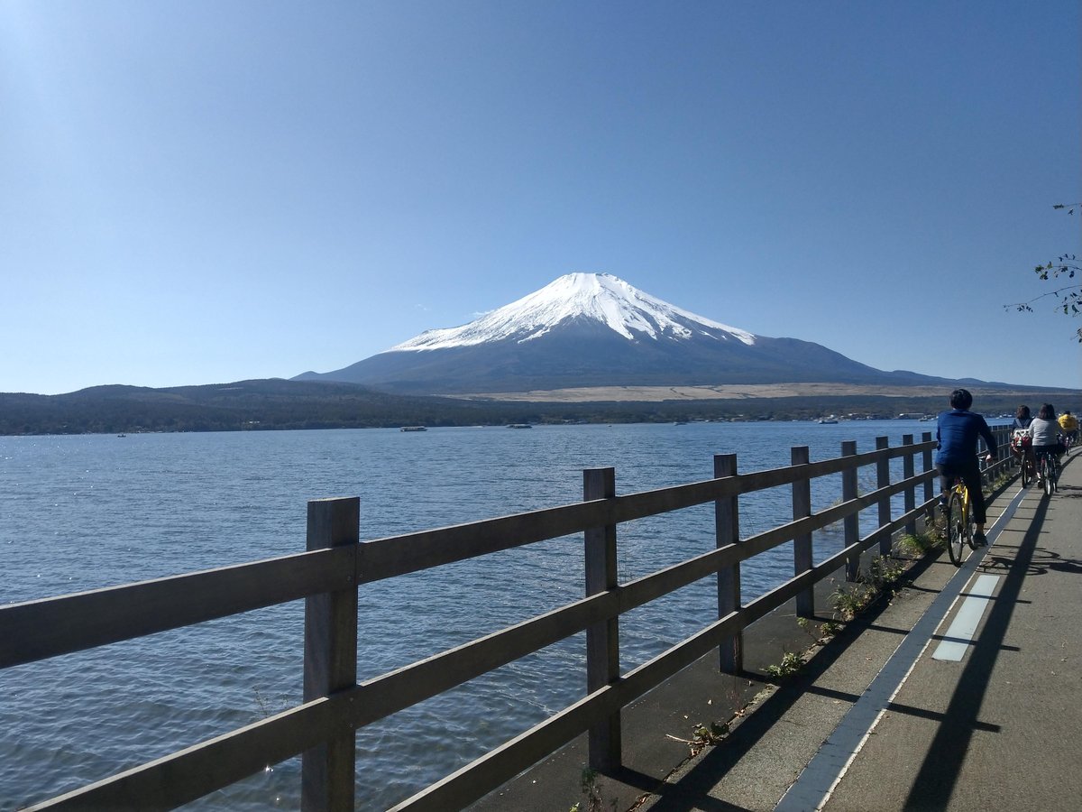 Cycling by a Snow-Capped Peak, Yamanashi photo 8