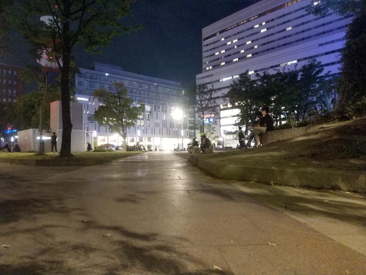 Evening Lights in Central Fukuoka, May photo 2