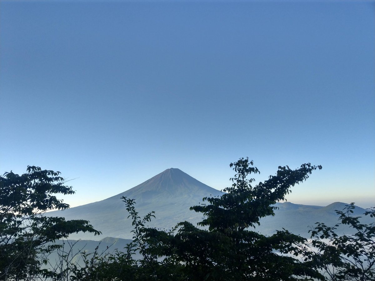 Perfect August Morning in Yamanashi, Peak in View