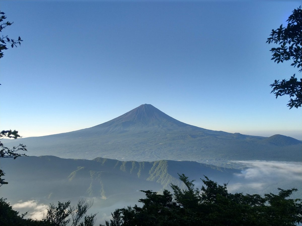 Perfect August Morning in Yamanashi, Peak in View photo 3