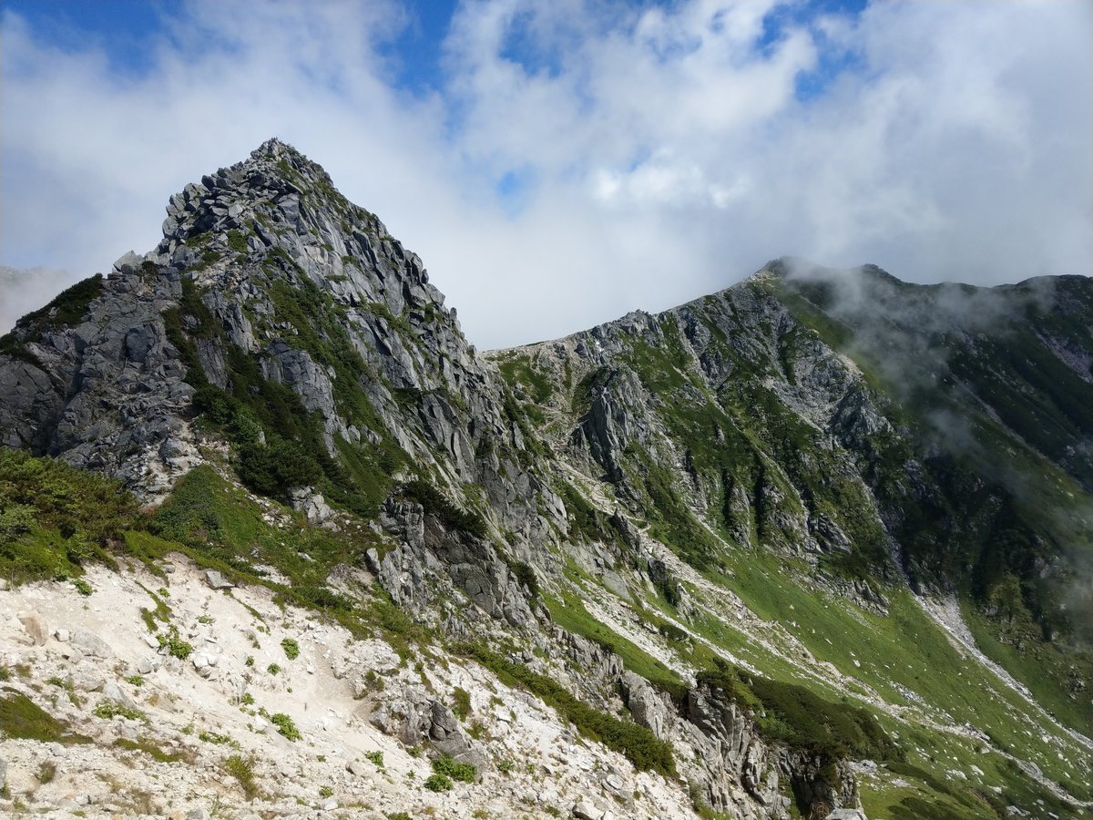 Mt. Kisokomagatake Ridge in Summer, Nagano