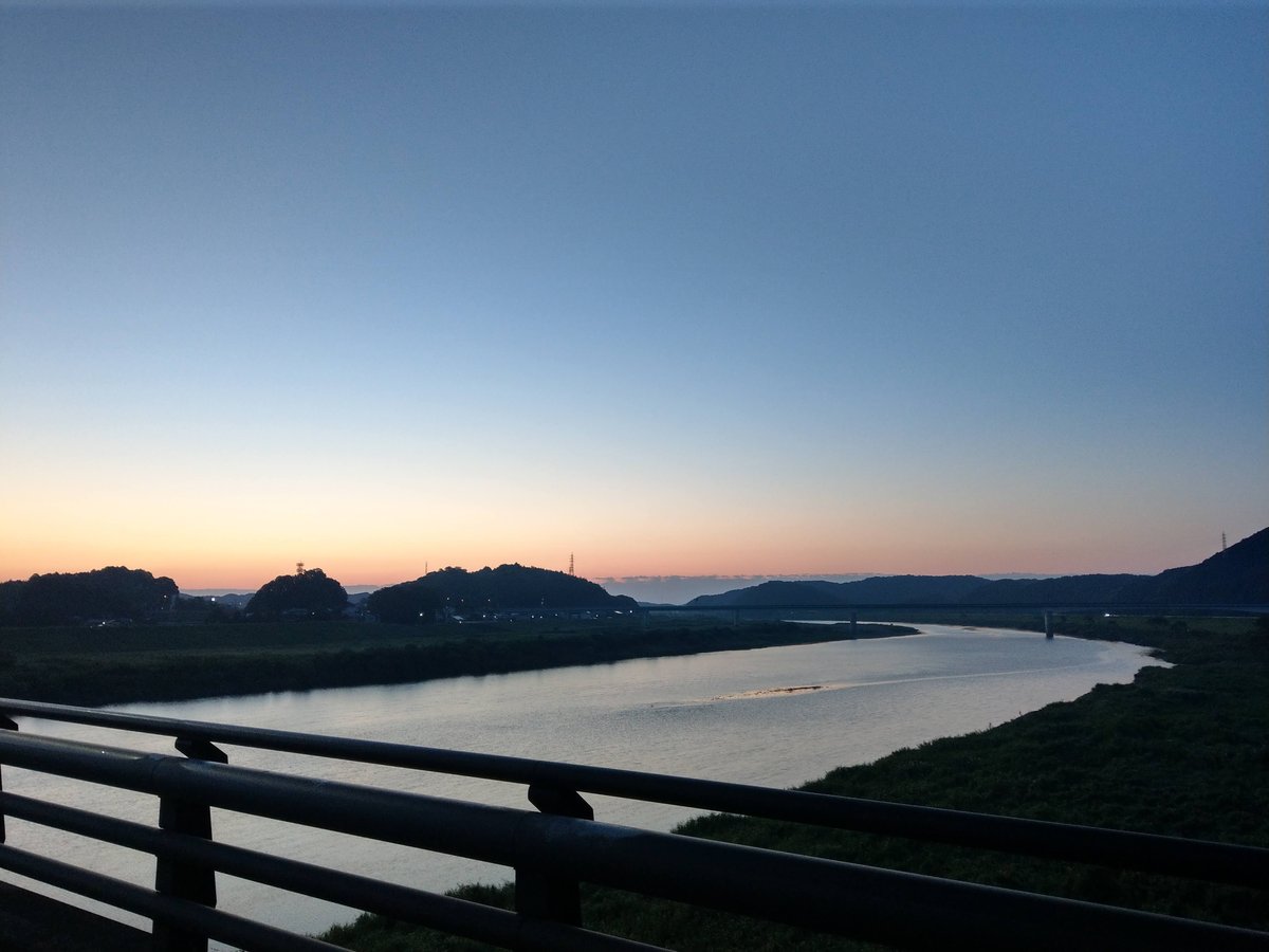 Twilight Over the River, Kōchi Prefecture