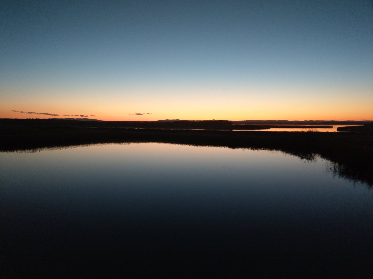 Hokkaido Wetland at Dusk, October