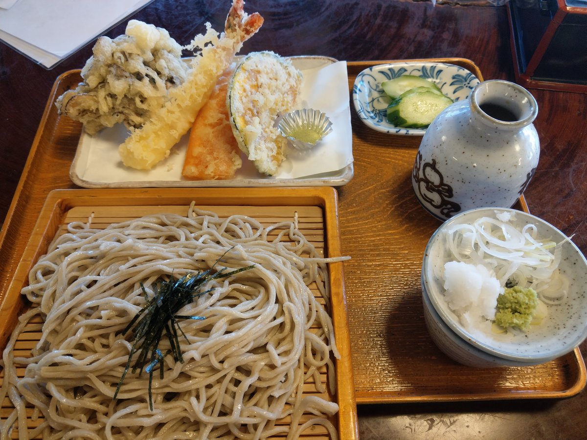 Soba and Tempura in Matsui-machi, Gunma