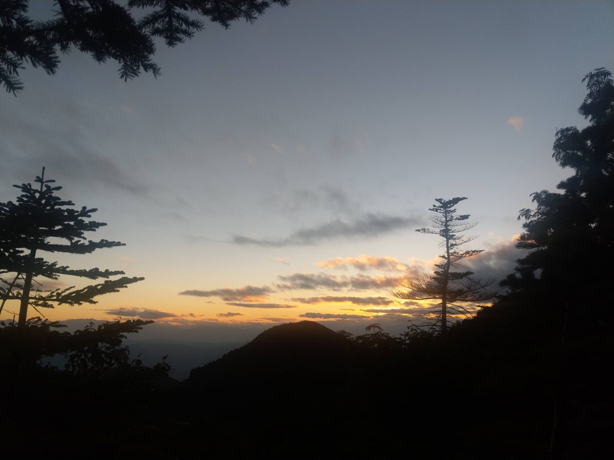 Mt. Yatsugatake Silhouette at Dusk, Yamanashi photo 9