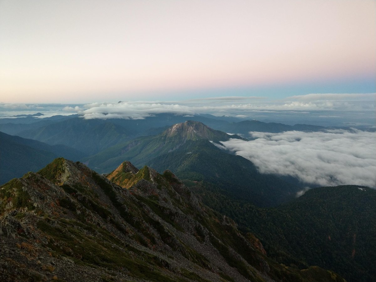 Dawn from Mt. Hotaka, Gifu โ Silhouettes and Sky photo 5