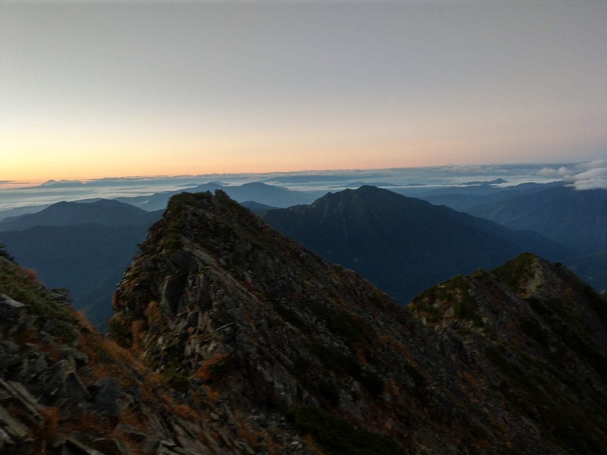 Dawn from Mt. Hotaka, Gifu โ Silhouettes and Sky photo 6