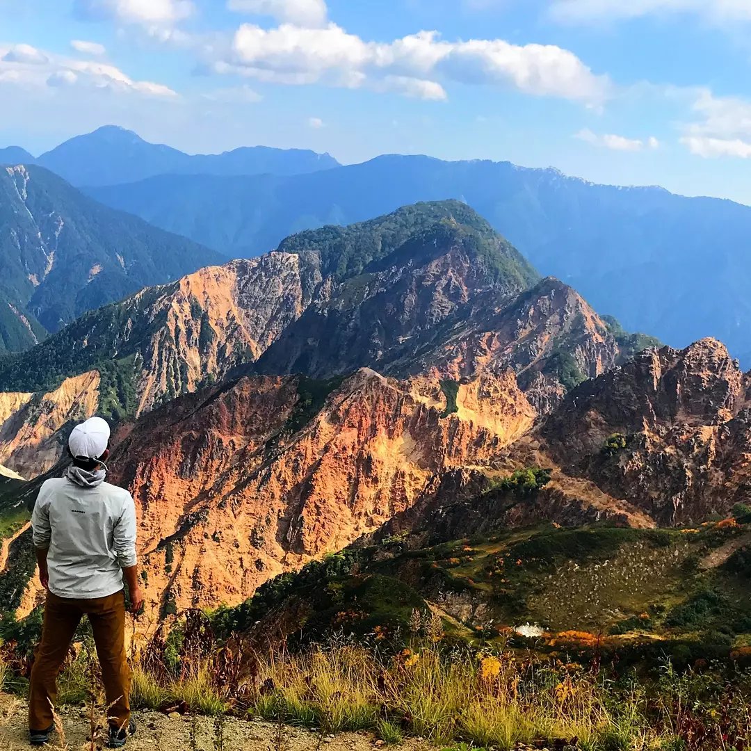 Alpine Ridge View with Mt. Yari in Sight, Nagano