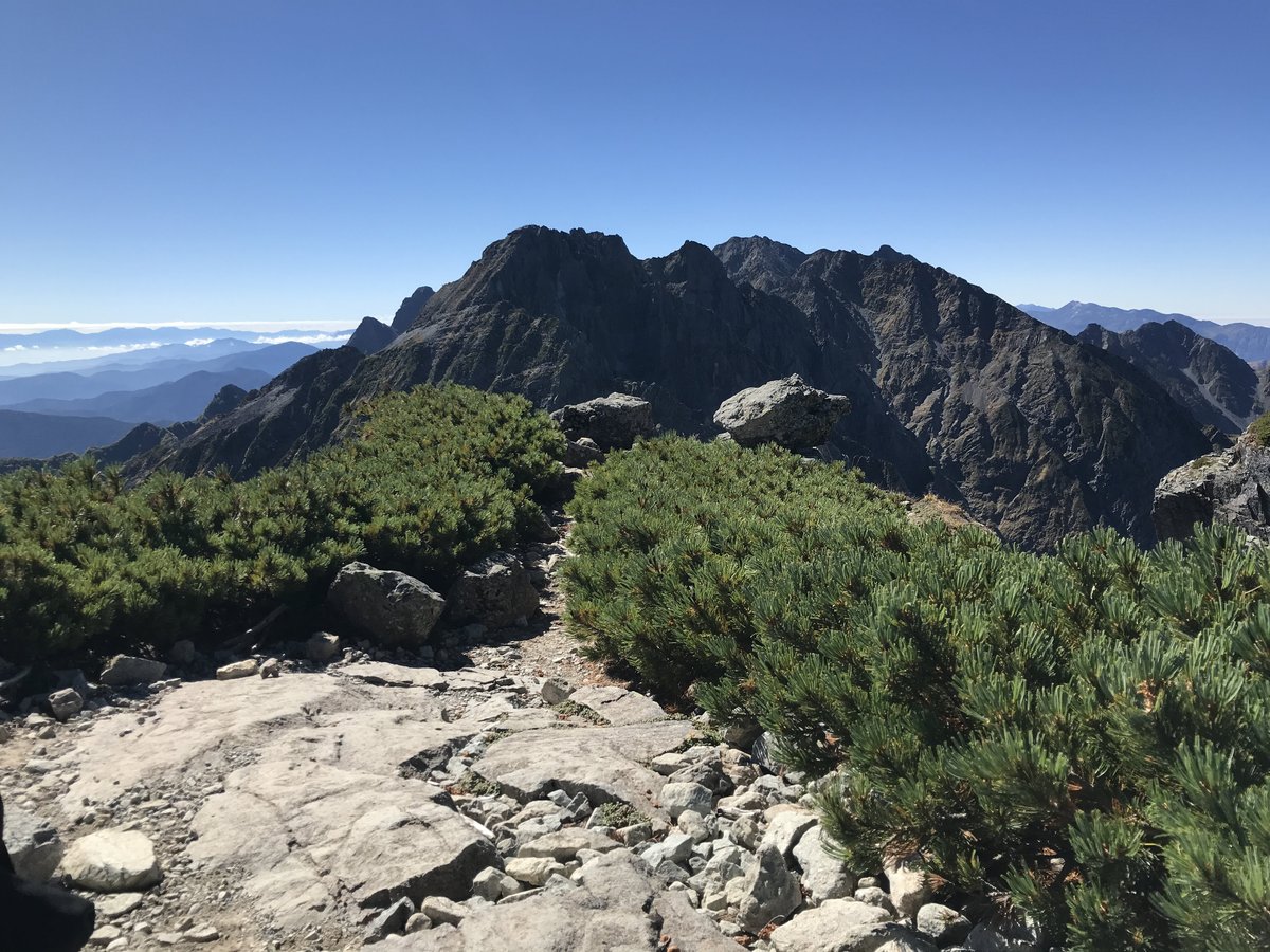 Alpine Ridge Walk, Toyama — Mt. Shirouma in View