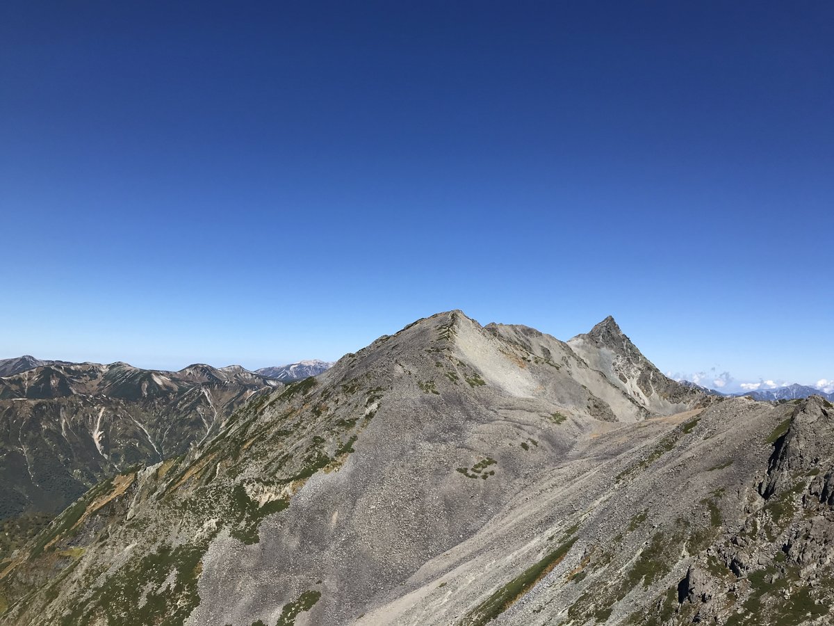 Mt. Yari Ridge in September, Nagano Alps