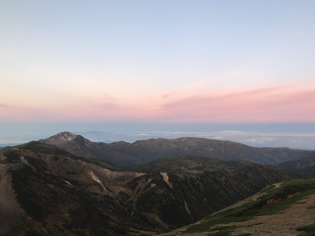 Alpine Sunrise in Nagano with Mt. Yari in View