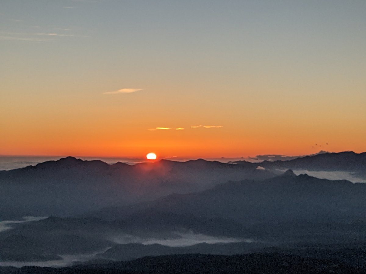 Mt. Yatsugatake Sunrise from Koumi, Nagano