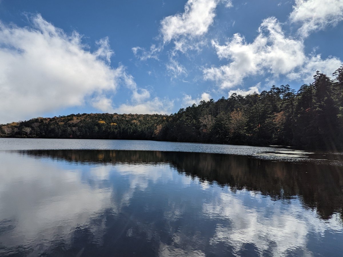 Autumn Lake & Forest View, Sakuho, Nagano