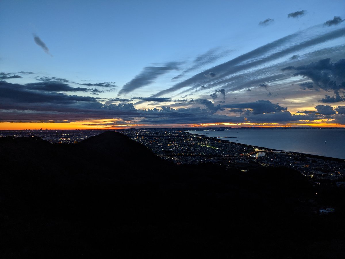 Togahara Sunset Over Hiratsuka & Sagami Bay, Kanagawa