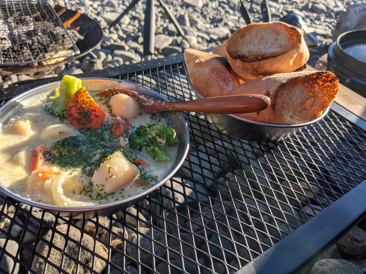 Dutch Oven Seafood Stew, Mukaihara Beach, Sagamihara photo 6