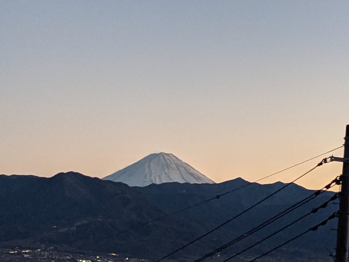 Mt. Fuji at Golden Hour from Manriki, Yamanashi photo 2