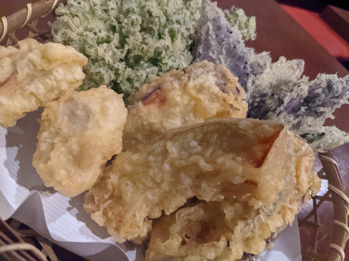 Fresh Tempura in Kōfu, Yamanashi