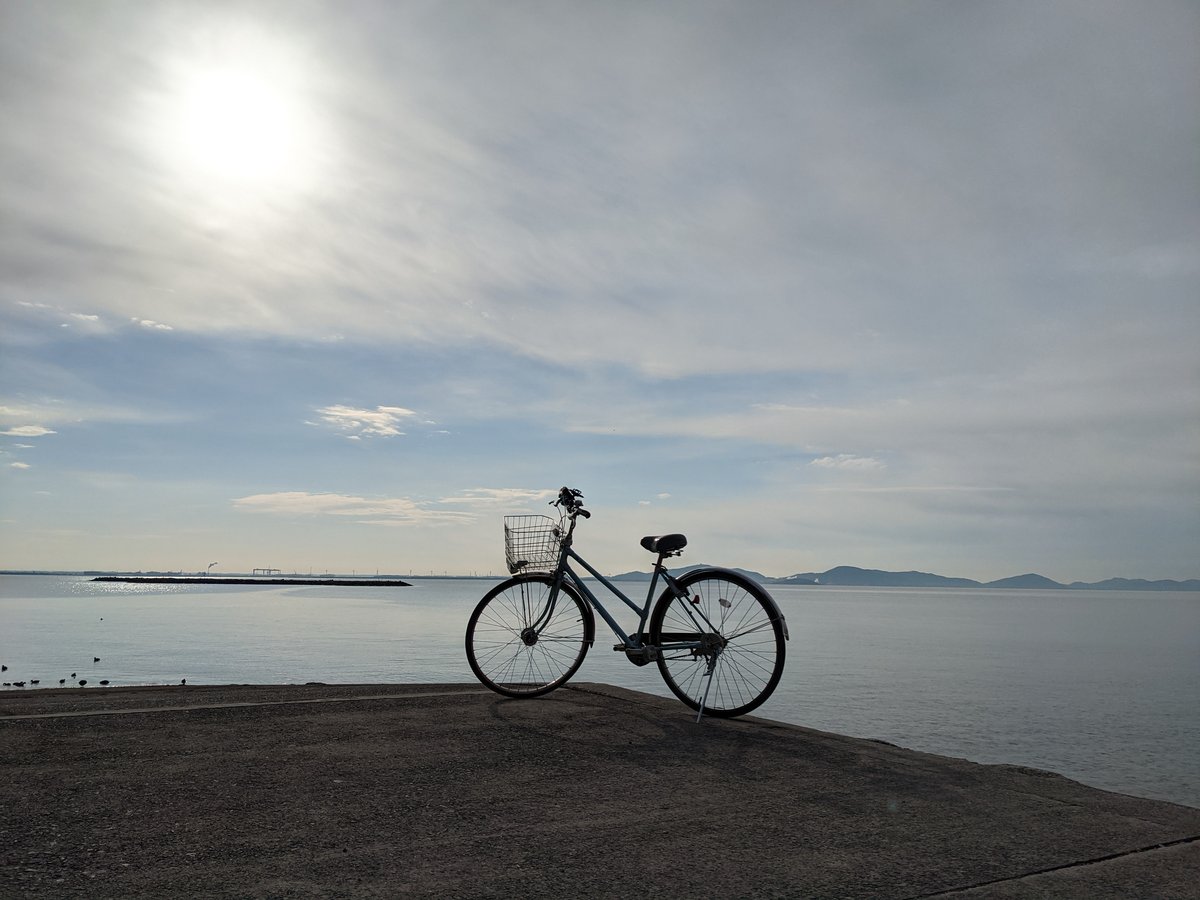 Morning Cycle Along Miyacho Beach, Gamagori