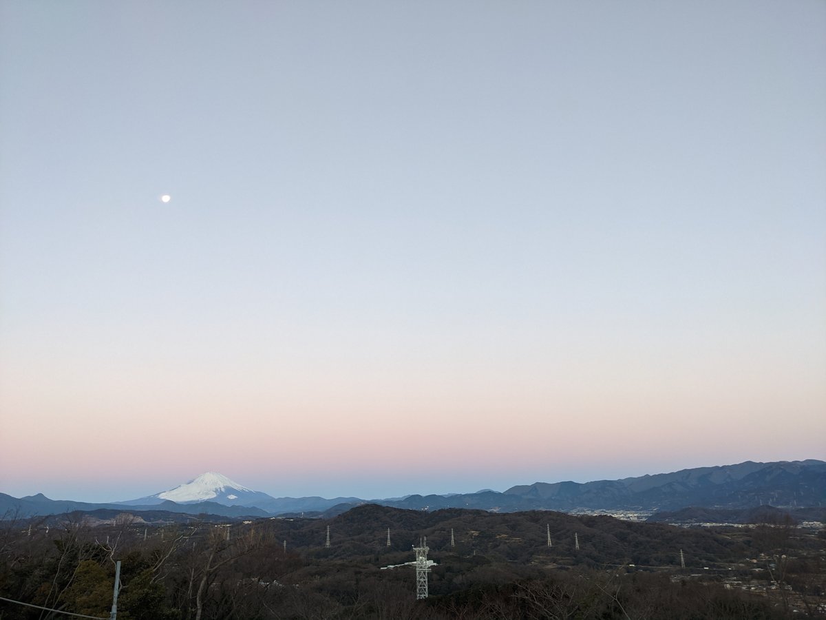 Dawn Over Oiso, Kanagawa — Mt. Fuji in the Distance