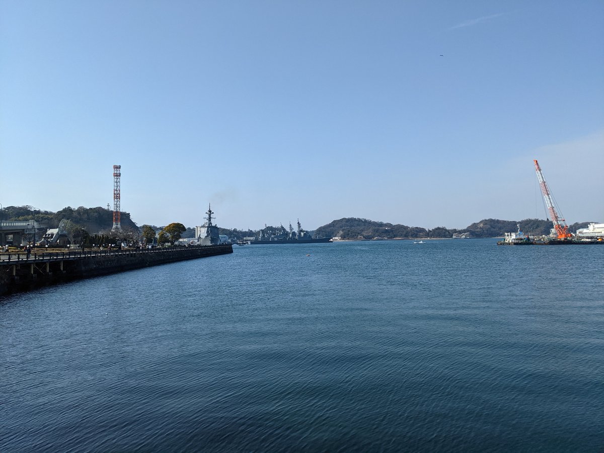 Yokosuka Harbour in Spring, Kanagawa