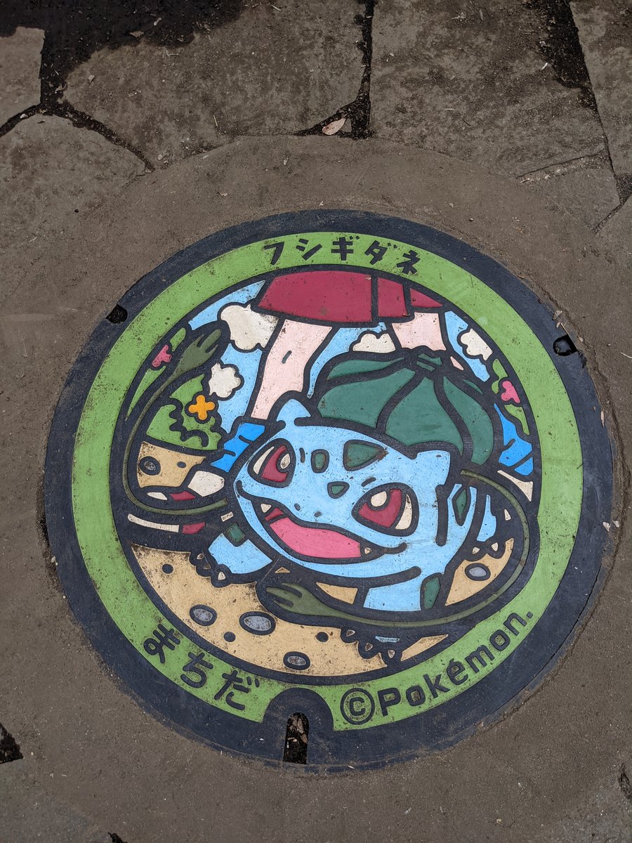 Pokémon Manhole Cover, Kogasaka, Machida photo 5