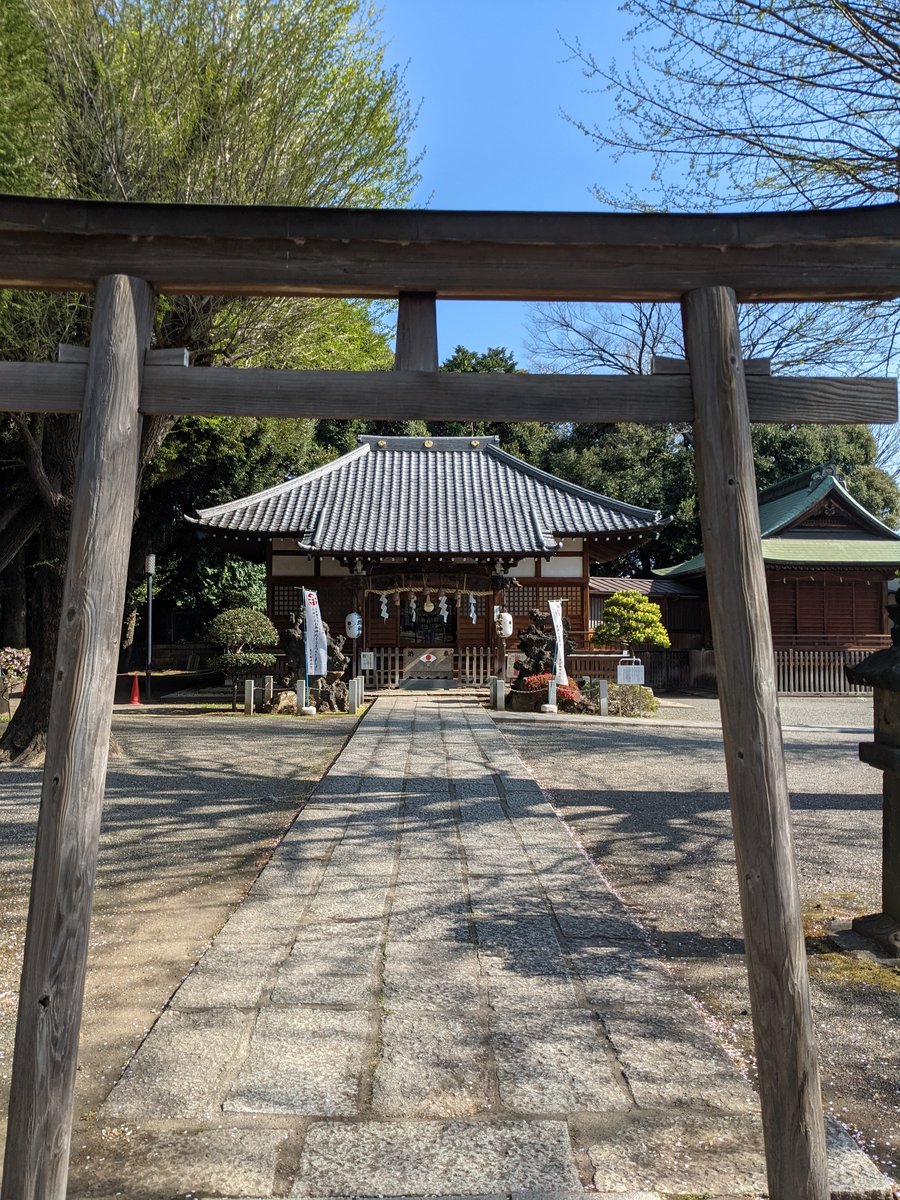 Spring at Kaminakazato Shrine, Kita Ward Tokyo