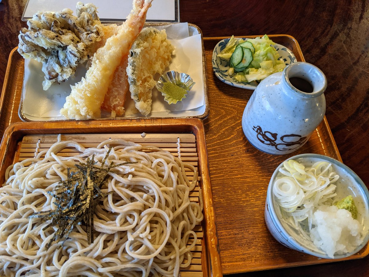 Spring Tempura & Soba in Annaka, Gunma