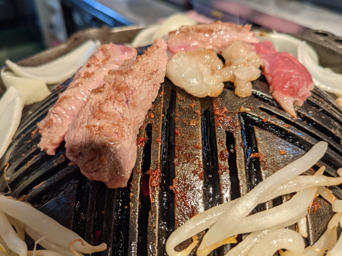Spring BBQ in Sapporo's Heart, Hokkaido