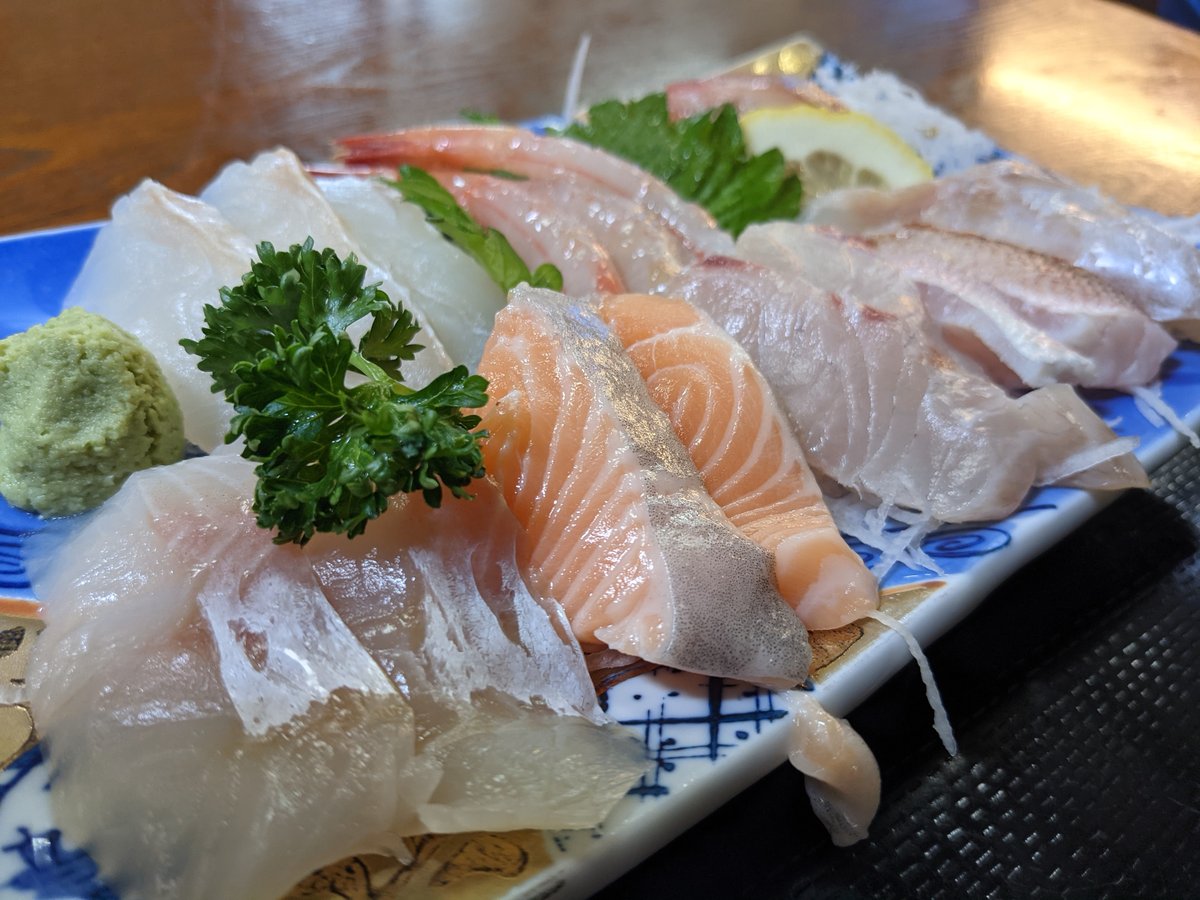 Fresh Sushi Sashimi in Hirasawa, Akita