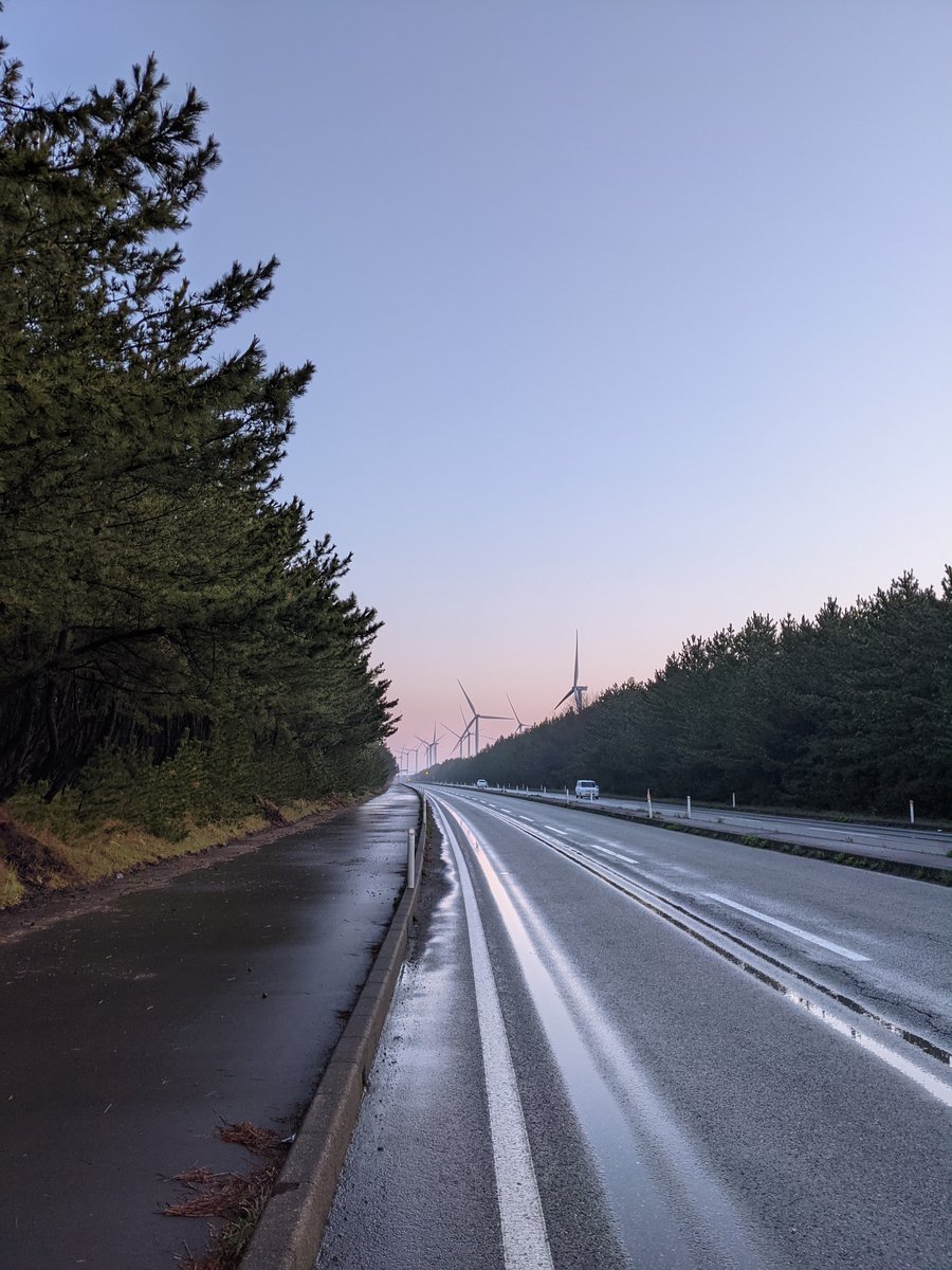 Dawn Drive Through Tenno, Akita Prefecture