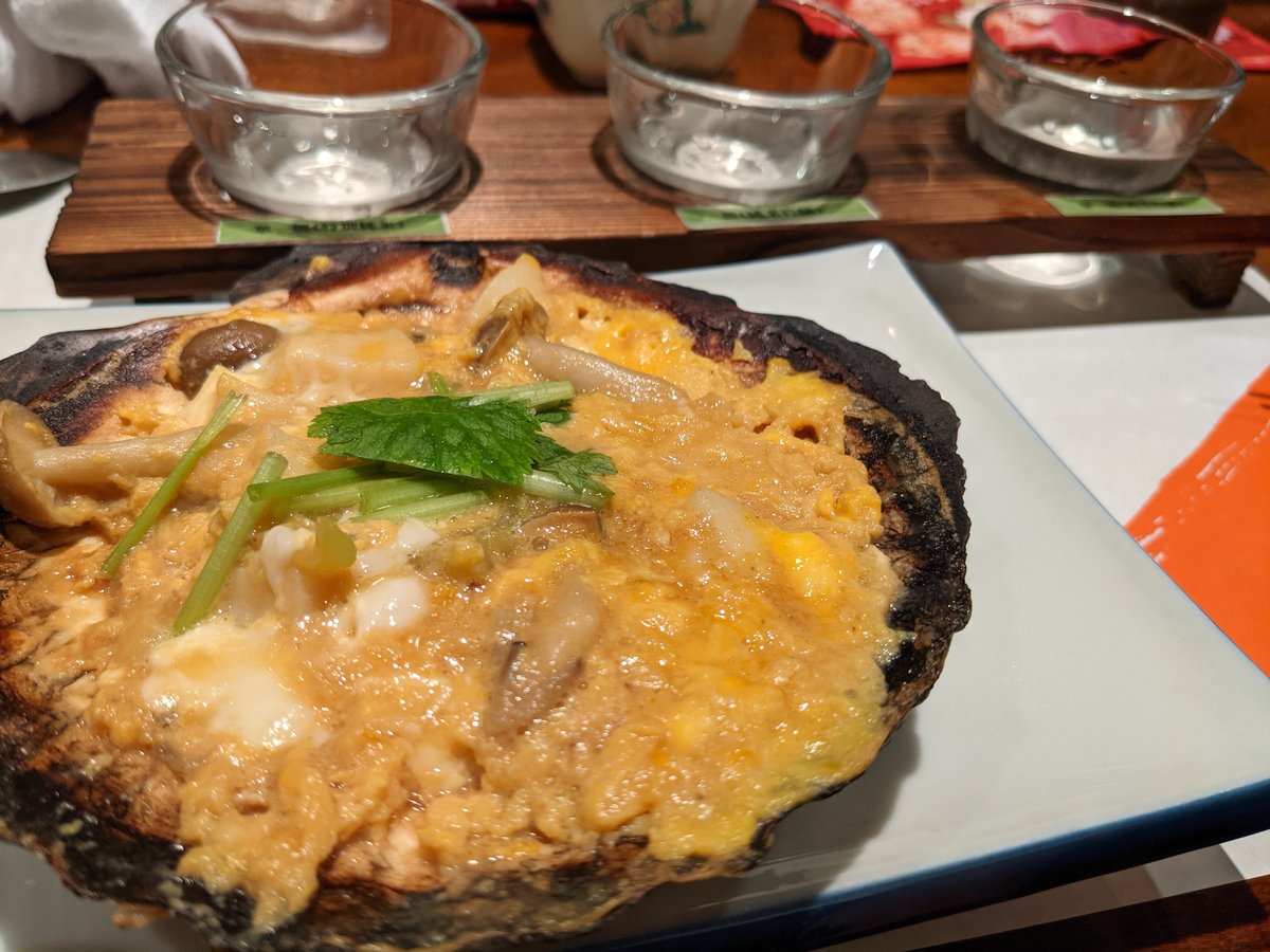 Oyster Omelette in Shinakawamachi, Hirosaki