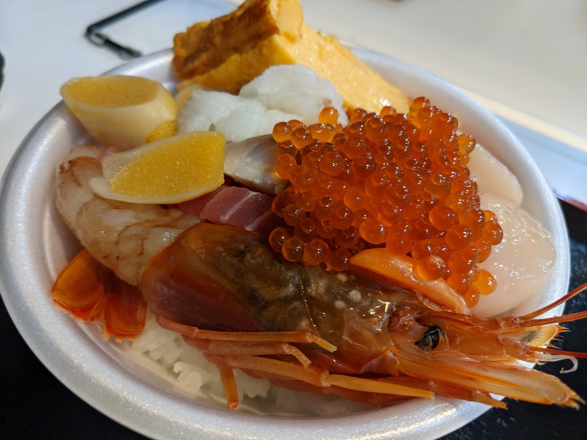 Fresh Seafood Bowl, Shinmachi, Aomori