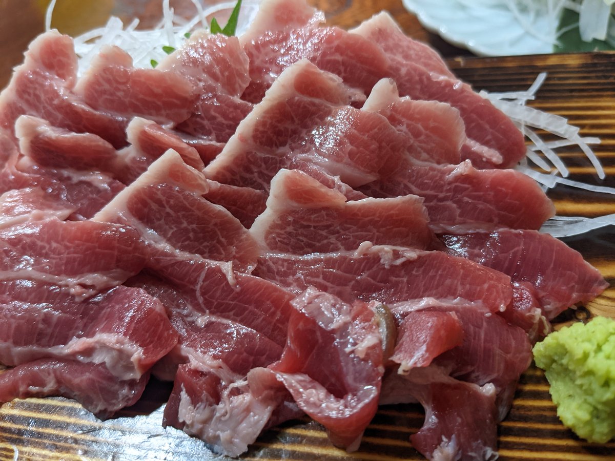 Fresh Tuna Sashimi in Oma, Aomori