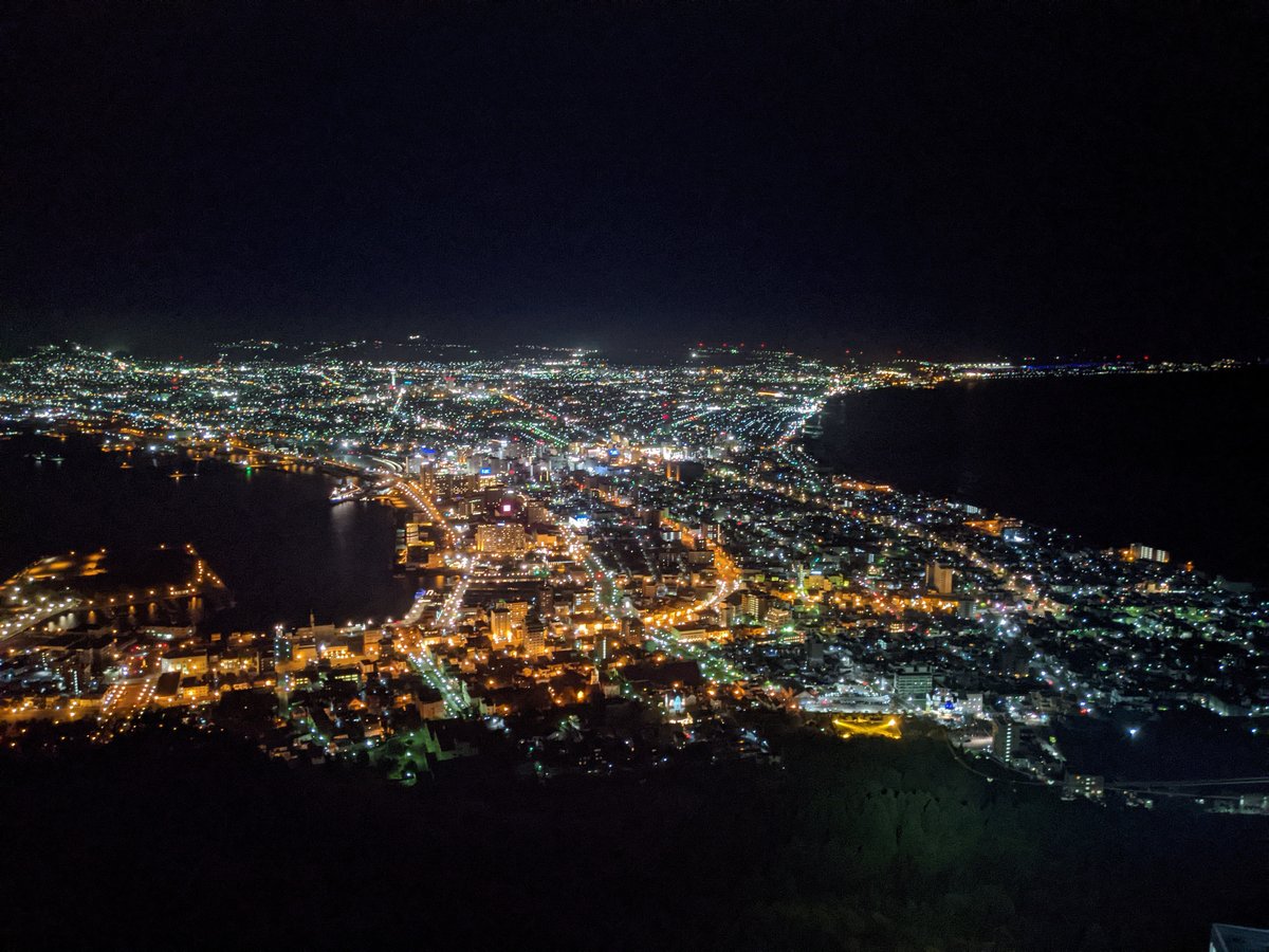 Hakodate Night Skyline from Suehirocho, Hokkaido
