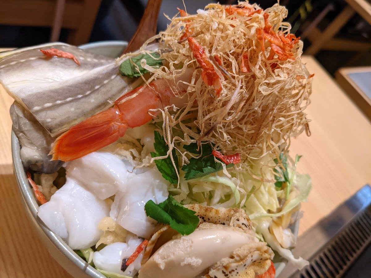 Fresh Sushi & Seafood in Tsukishima, Tokyo