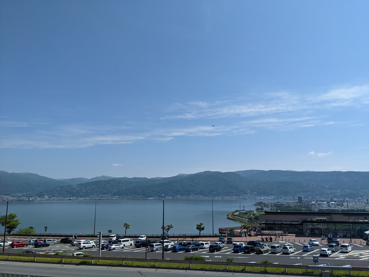 Morning at Lake Suwa, Nagano — Crystal Clear June View