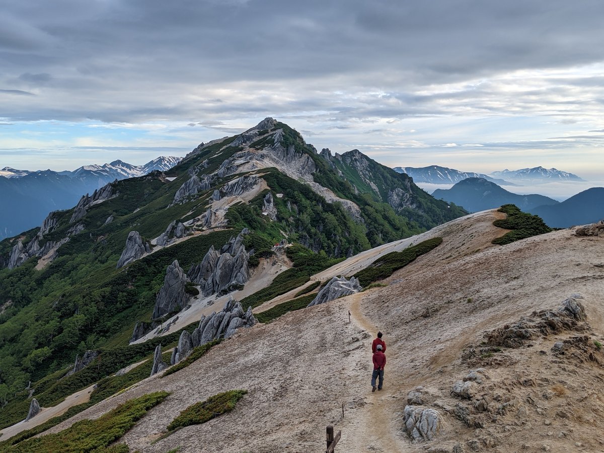 Mt. Tsubakuro Summit, Azumino — Early Morning Alpine Vista