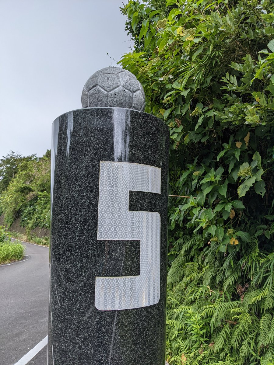 Football Monument, Hachijōjima Island Road